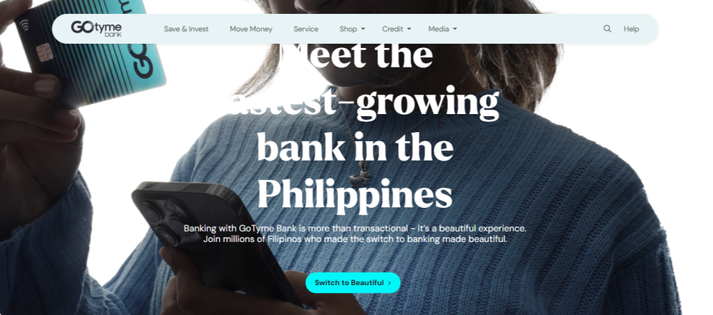 GoTyme digital bank in the philippines with high interest 2025