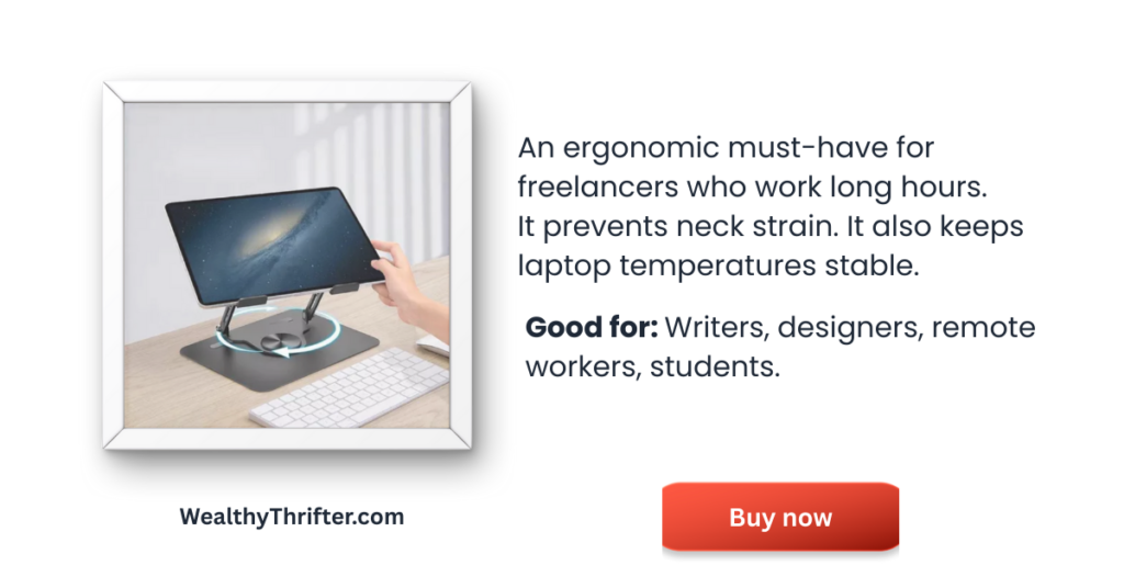 Adjustable laptop stand for freelancers 12.12 sale Philippines