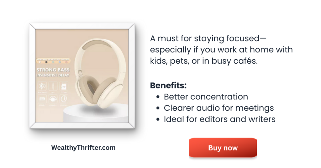 Noise-canceling headphones for freelancers work-from-home 12.12 sale