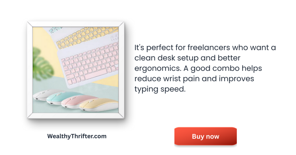 Wireless keyboard and mouse for freelancers 12.12 sale Philippines